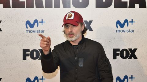 Andrew Lincoln, el actor que interpreta a Rick, en el acto en Madrid