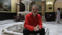 El actor Alberto San Juan este domingo en Ourense