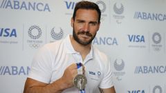 Sa�l Craviotto en un evento de Abanca.