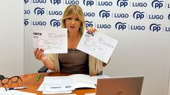 La concejala del PP de Lugo, Cristina Sanz.