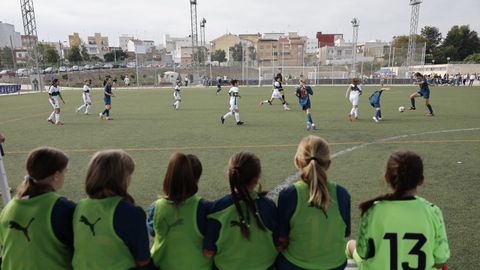 Un partido de alevines, en una imagen de archivo