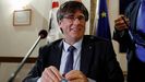 Puigdemont en un acto en Italia