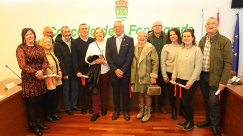 Entrega de los butelos de oro en el Concello de A Fonsagrada