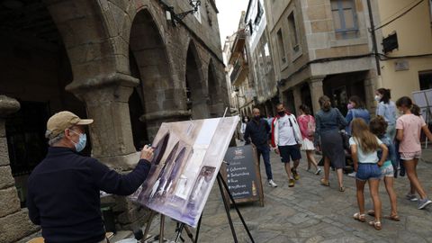 Concurso de pintura al aire libre en Noia 2021