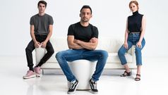 lvaro Mel, Alejandro Amenbar y Ana Polvorosa, en una de las primeras imgenes promocionales de la serie La Fortuna