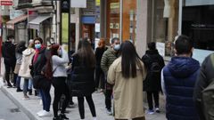 Colas durante el casting llevado a cabo en la ciudad de Ourense hace unos d�as
