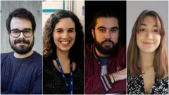 Las mejores notas de selectividad de Galicia, m�s de una d�cada despu�s: Guillermo Lorenzo, Paula Suanzes, Alejandro Vilar y Luc�a Rodr�guez