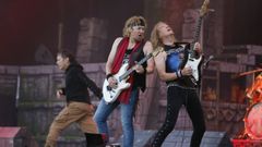 Iron Maiden actuando en el Resurrection Fest del 2016. El gran punto de inflexin del festival. Se duplic el tamao y agotamos entradas por primera vez. Con ellos empezaron los artistas de estadio, recuerda Ivn Mndez