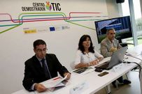 Mar Pereira present� los nuevos servicios de la agencia tecnol�gica. 