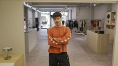 �ngel Soto, retratado este lunes en Golpe, un espacio multimarca con ropa para chicos y chicas que �l define como una �concept store�