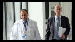 Julio Comesa�a con Jes�s Almui�a