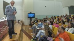 El fot�grafo Garc�a-Alix dialog� con los creadores emergentes.