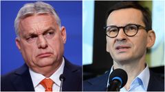 El primer ministro de Hungra, Viktor Orbn, y Mateus Morawiecki, su homlogo polaco, gobiernan sus pases con mano de hierro. 