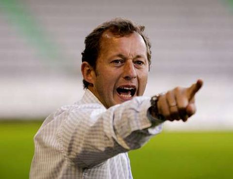 Manolo Garc�a espera aprovecharse de la ansiedad del Burgos por ganar el partido. 