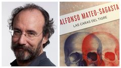 El escritor Alfonso Mateo-Sagasta; a la derecha, detalle de la portada del libro de la colecci�n de La Voz