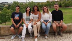 Andr� Oliveira, Sofia Oliveira, Catarina Mota, Cl�udia Agostinho y Martim Agostinho.