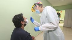 Pruebas del coronavirus en Carballo
