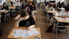 Prueba piloto de selectividad, en este caso realizada en Barcelona el pasado 14 de marzo.