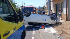 El accidente tuvo lugar en la carretera de O Pousadoiro, cuando el veh�culo se dirig�a a Vilagarc�a