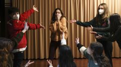 Taller de teatro con la actriz Mara Tasende, el pasado ao, en el Espazo Xove 