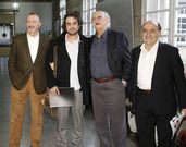Fejoo, segundo por la izquierda, en los premios San Clemente. 