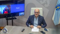 Videoconferencia de Jos� Manuel Baltar y Mar�a Teresa Joga