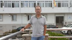 Pita (en foto de archivo), con el Centro Sociocomunitario, que dirigi&oacute; durante cuarenta a&ntilde;os, detr&aacute;s