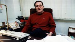 Complejo de padrino. Vioque, en una imagen de 1995, plante� a narcotraficantes de la r�a de Arousa crear algo similar a La Comisi�n, siguiendo el modelo de la Cosa Nostra.