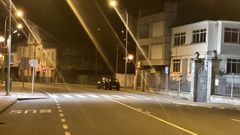 Obras de iluminaci�n en Nar�n
