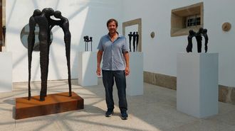 Miguel Couto en la exposicin Convergencias del Centro da Memoria de Vila do Conde