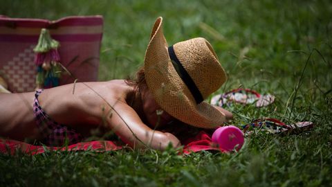 El calor aprieta en Ourense