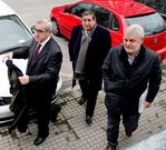 Felipe Marcos, Lendoiro y Dopico, en una imagen de archivo, antes de la junta de acreedores.