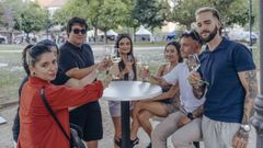 La cita atrajo a muchos grupos de amigos y a público de todas las edades