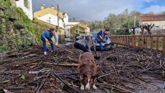 Efectos del temporal en A Pobra