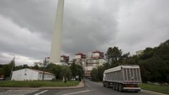 El accidente se produjo cerca de la central t�rmica pontesa