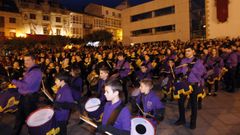 Imagen de archivo de la Tamborrada celebrada en Viveiro en el 2018