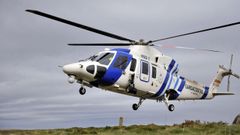El helicptero Pesca 2 se encarg del rescate