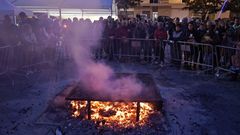 MAGOSTOS 2019.En el parque Barba�a se celebr� el magosto del Concello de Ourense.