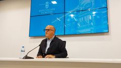 Jos� Manuel Baltar, en la rueda de prensa posterior a la Junta de Gobierno de la Diputaci�n ourensana.