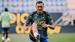 Lucas P�rez fue titular con el C�diz en el duelo con Las Palmas