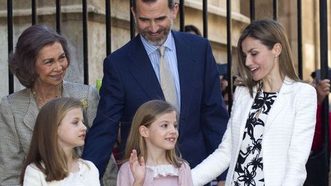 Misa del Domingo de Resurreccin en la catedral de Mallorca en abril de 2015