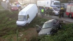 Accidente  mortal a la entrada de A Coru�a