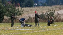 Drones supuestamente rusos derribados en Polonia este mes
