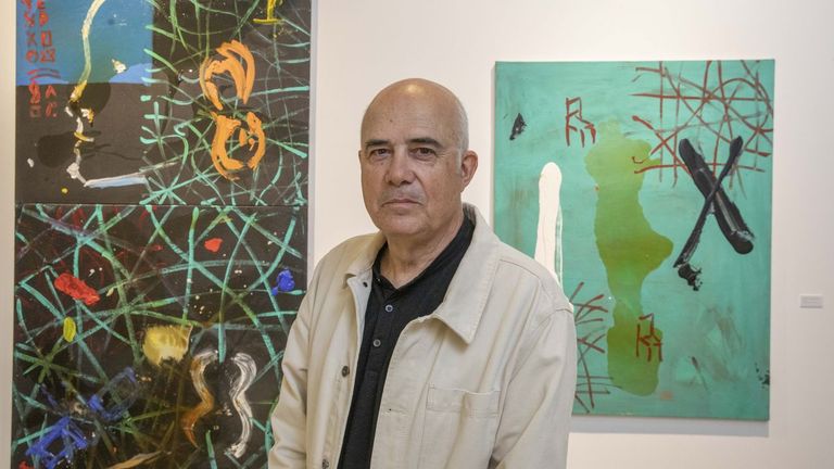 Ant�n Pati�o, na Galer�a Luisa Pita de Santiago