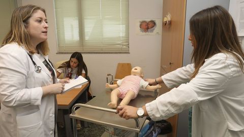 Prácticas en la Facultad de Medicina de Santiago