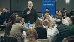 Miguel Lorenzo, en un desayuno con interventores y apoderados del PP