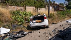Los bomberos intervinieron para excarcelar los cuerpos
