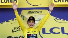 Jonas Vingegaard, primer l�der de esta edici�n del Tour de Francia
