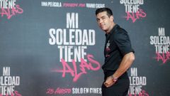 Mario Casas, este mi�rcoles, durante la presentaci�n en Madrid de �Mi soledad tiene alas�.
