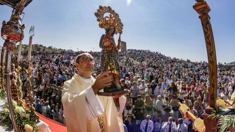 Uno de los actos centrales de la Romar�a da Barca 